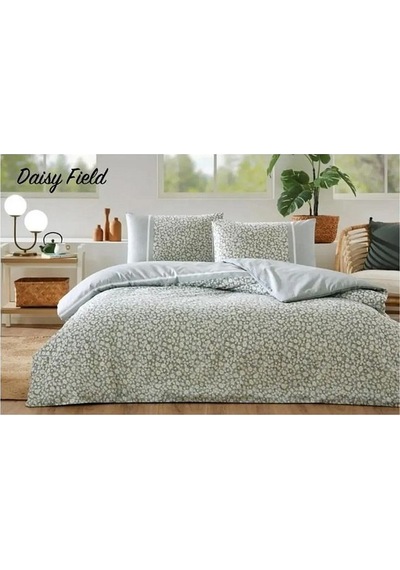 Daisy Field Nev Çift Kişilik Nevresim Takımı - Mint Renkli