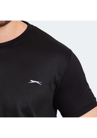 Slazenger Odalıs I Erkek Kısa Kol T-Shirt Siyah St13Te118-500 001