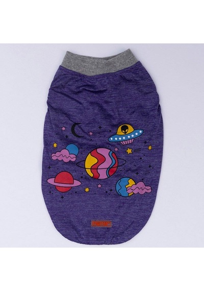 Pawstar Mor Space Time T-shirt Küçük Irk