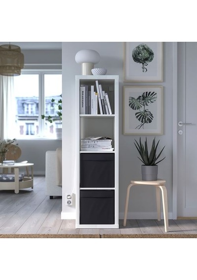 Ikea Dröna Kutu, Siyah, 33x38x33 Cm