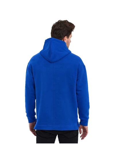 Adams Kapüşonlu Oversize Kanguru Cep Şardonlu 3 İplik Erkek Sweatshirt 001
