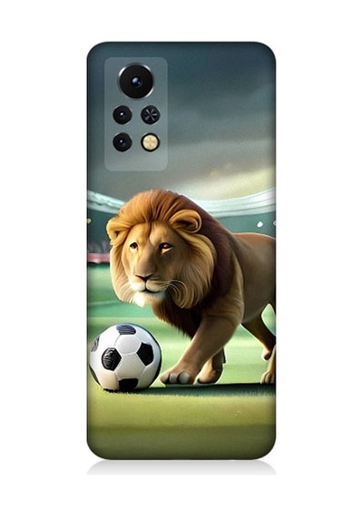 İnfinix Note 11s Uyumlu Gol Atan Aslan Desenli Silikon Kılıf