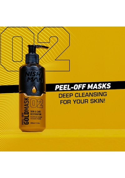 Nishman Arındırıcı Soyulabilir Gold Yüz Maskesi 200 ML