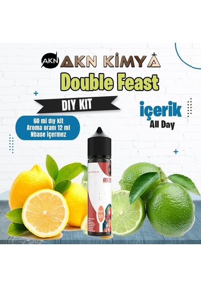 Double Feast Dıy Kit All Day Gıda Aroması %20 Oranda Aroma İçerir Hazır Değildir 60 Ml