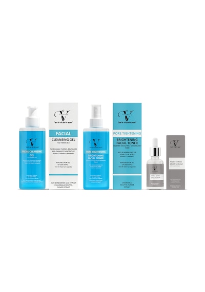Vitanova Dark Spot Serum 30 ML + Gözenek Sıkılaştırıcı Tonik 250 ML + Yüz Yıkama Jeli 250 ML