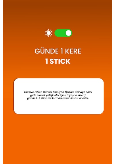 Erbatab C Vitamini İçeren Takviye Edici Gıda