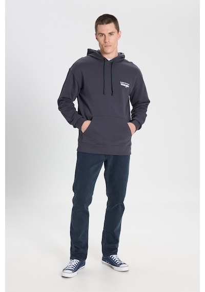 Wrangler Relaxed Fit Geniş Kesim Siyah Erkek Sweatshirt Siyah