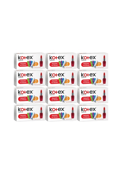 Kotex Tampon Mini 192 Li Set 12pk 16