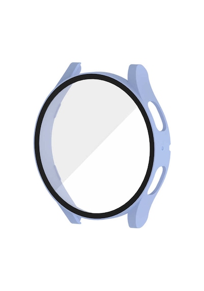 Samsung Uyumlu Galaxy Watch 5 40mm Sert Pc Kasa Ve Ekran Koruyucu Frm Watch Gard 14 - Gümüş