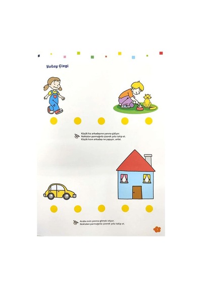 2-3 Yaş Matematik Becerileri Çizgi ve Şekil Kitabı Erdem Yayınla