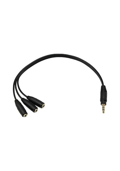 Zrv 5+1 Ses Sistemi Kablosu 3X3.5Mm Dişi To1X 3.5Mm Erkek Ses Kab