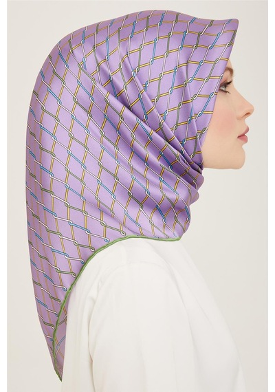 Armine Twill İpek Eşarp 24ya9152 04 - Desenli
