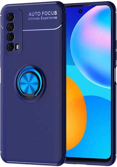 Huawei P Smart 2021 Kılıf Zore Ravel Silikon Kapak Mavi