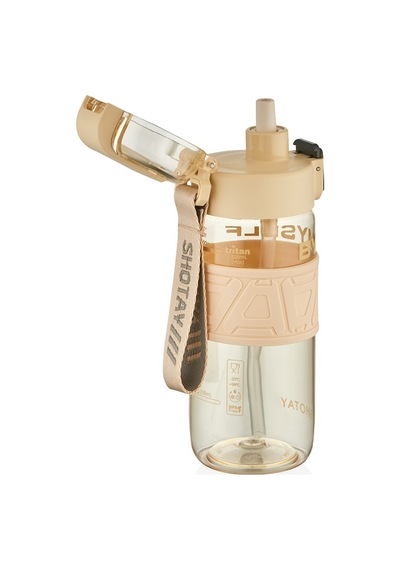 Shotay St-7223 600ml Krem Pipetli Tritan Matara Krem