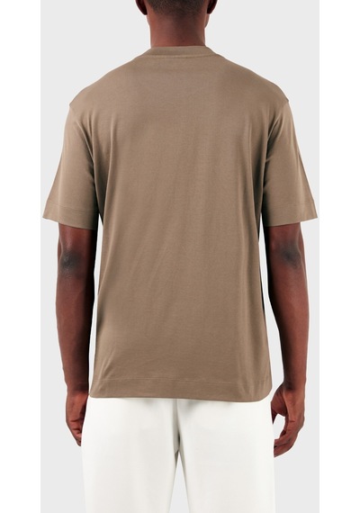 Emporio Armani Erkek T Shirt 3d1th3 1jocz 04b4 Kahve Kahverengi