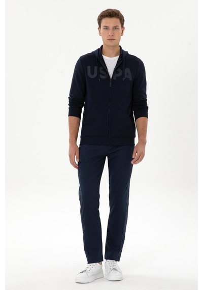 U.S. Polo Assn. Lastikli Bel Regular Fit Erkek Örme Pantolon Lacivert