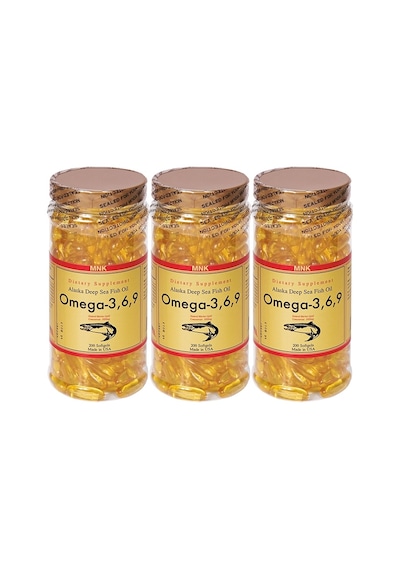 Mnk Omega 3-6-9 Balık Yağı 1000 MG 3x200 Softgel