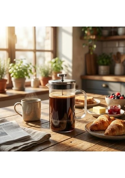 350 Ml Borosilikat Cam Termisil French Press Dayanıklı Cam Çay &amp Filtre Kahve Demleme, Bitki Çayı, Kahve Pr Diğer
