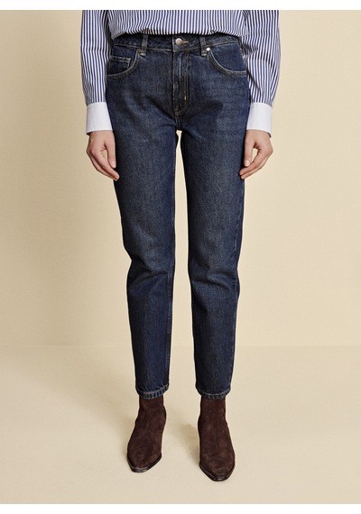 Brooks Brothers Lacivert Kadın Denim Pantolon Bbfw26fdp001 Koyu Mavi