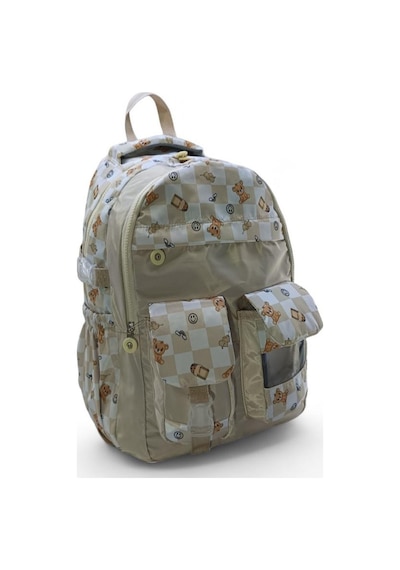 Baginn Damalı Desen Sırt Çantası İlköğretim Okul Çantası 001