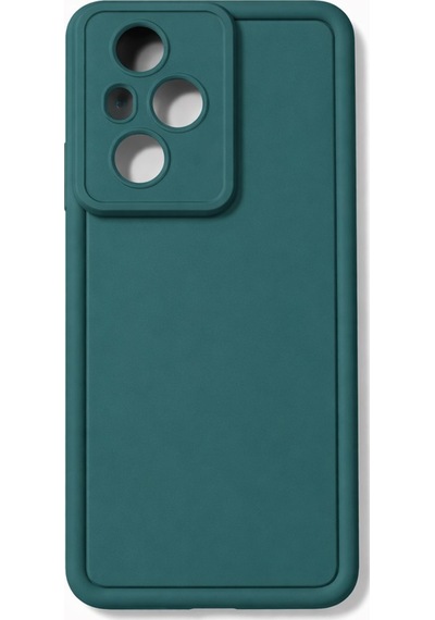 Honor 300 Pro Uyumlu Kamera Çıkıntılı Mat Silikon Telefon Kılıfı Yeşil