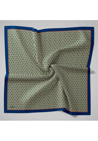 Silk Home Olinda Eşarp 48005-20 Mavi, Pembe, Mercan