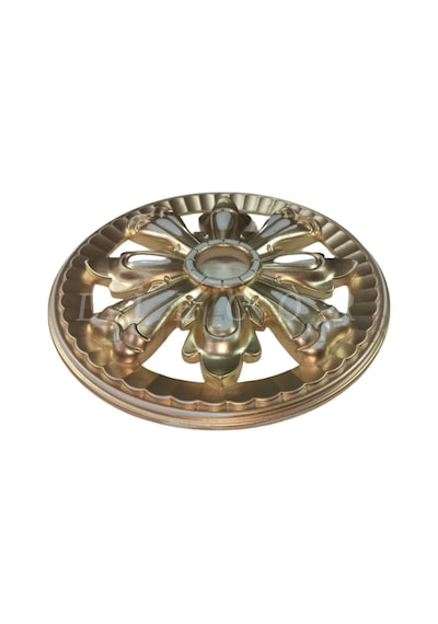 Diecor Dekoratif Polimer Patina 25 Cm Avize Göbeği Beyaz 25 X 1 25 X 1 Model:xa92
