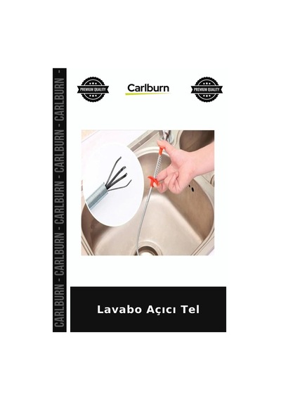 Özel Üretim Pratik Temizlik Banyo Mutfak Lavabo Açıcı Tel