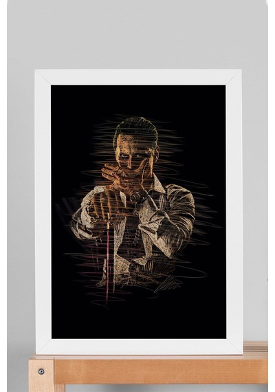 Joker Portre Çerçeveli Tablo - Estetik Poster
