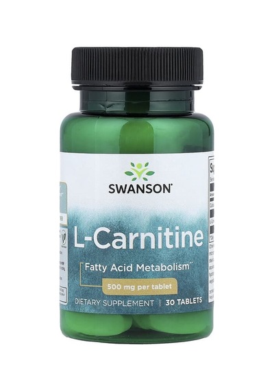 Swanson Vitamins, L-carnitine, 30 Tablets