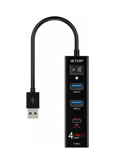 Usb 3.1 Gen1 Hub Pd 4 Port 5 Gbps U329a Çok Renkli