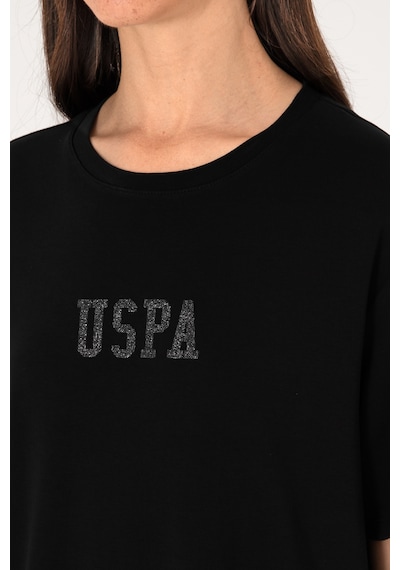 U.S. Polo Assn. Kadın Siyah Bisiklet Yaka Mini Boy Örme Elbise 50306431-VR046 U.S. Polo Assn. Kadın Siyah Bisiklet Yaka Mini Boy Örme Elbise 50306431-VR046