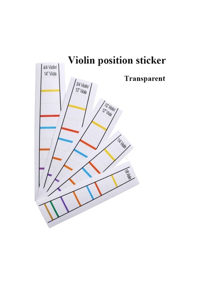 Keman - Nota - Etiket - Kolay Öğrenme - Sticker - Klavye - Çıkartma - Vio
