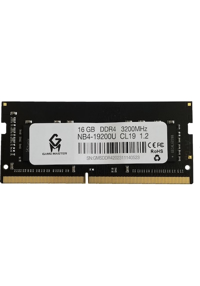 Game Master 16 GB DDR4 3200 Mhz CL19 Ram