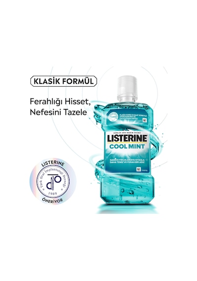 Listerine Cool Mint Ağız Bakım Suyu 500 ml + 250 ml