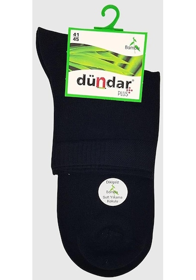 Dündar Çorap Dündar Erkek Plus Bambu Kısa Konç Çorap 4131/1 - 12 Adet 001