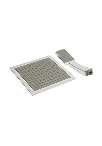 Ayrex Faumıx Quadro Model Banyo Tepe Duş Başlığı Başlık Kireç Kırıcılı Sistem İkili Set Diğer