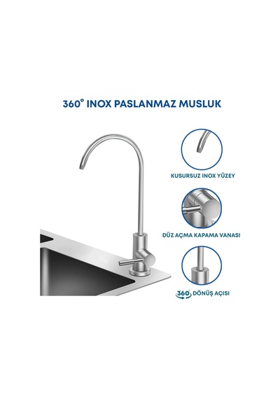 Hidrotek EA Water Ph 9 - B12 Alkali Mineral En Iyi Su Arıtma Cihazı - Pompalı