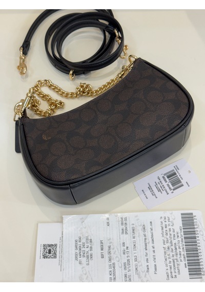 Coach Teri Mini Crossbody Kadın Çanta Acı Kahverengi