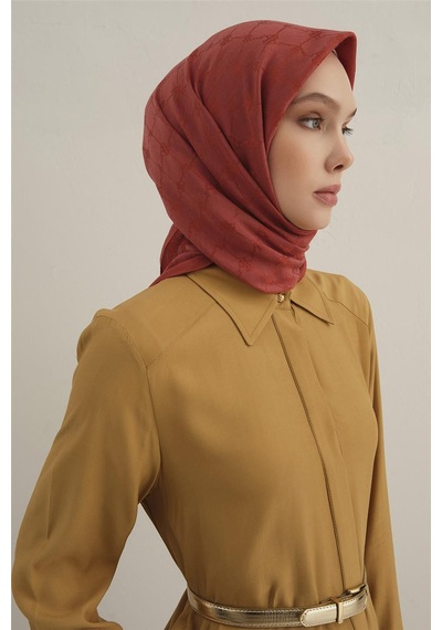 Armine Lyocell Eşarp 4 Kırmızı