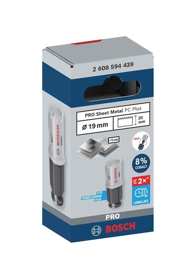 1 X Pro Sheet Metal Power Change Plus Delik Testeresi Paslanmaz Çelik Saclar, Çelik Saclar, Ø