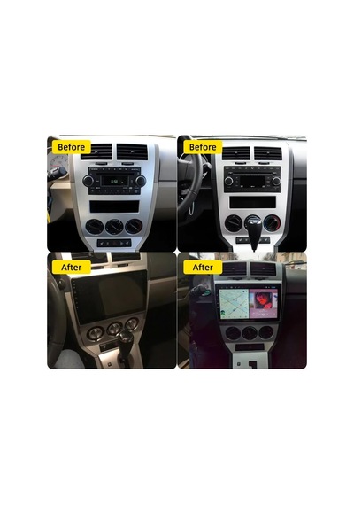 Navix V8 Turbo 4-64 Dodge Caliber 10.1" 2006-2007 Andorid Multimedya Carplay Sistemi 9"
