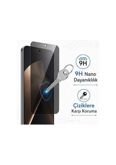 Xiaomi 15t Pro Hayalet Ekran Koruyucu Gizlilik Filtresi
