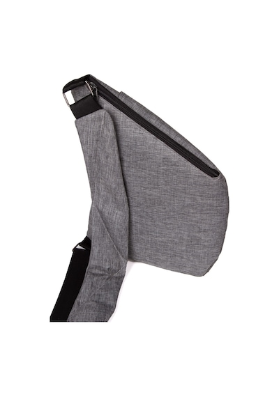 Newish Polo Heybe Keten Kumaş Çapraz Göğüs Ve Omuz Çantası New121 - Gri