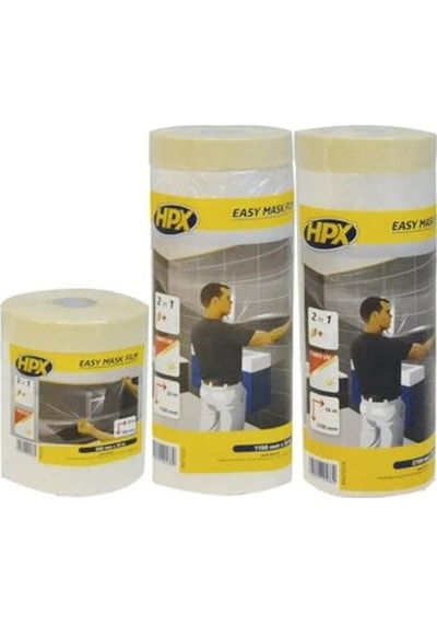 HPX Kendinden Bantlı Maskeleme Filmi 1100mmX33mm