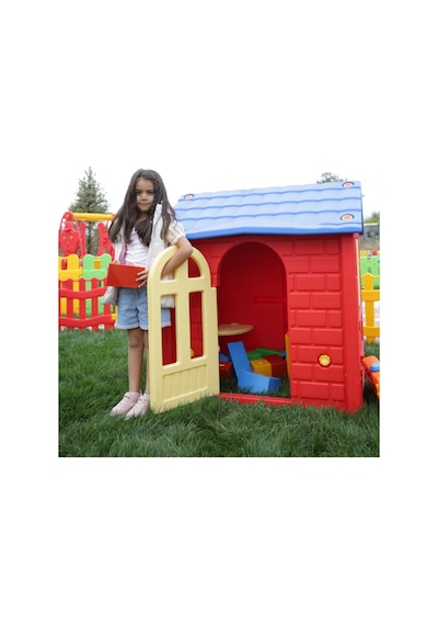 King Kids Tek Kapılı Oyun Evi Kırmızı