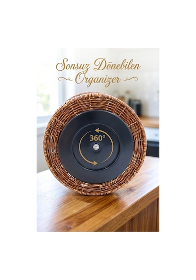 Hasır Rattan 2 Katlı Organizer Ve Sunumluk Sepeti Dekoratif Yuvarlak Hasır Meyvelik, Kahvaltılık, Mutfak Düzenleyici, Banyo Organizer, Tezgah Üstü Düzenleyici 24 X 29 Cm Kahverengi Kahverengi Hasır Rattan 2 Katlı Organizer Ve Sunumluk Sepeti Dekoratif Yuvarlak Hasır Meyvelik, Kahvaltılık, Mutfak Düzenleyici, Banyo Organizer, Tezgah Üstü Düzenleyici 24 X 29 Cm Kahverengi Kahverengi