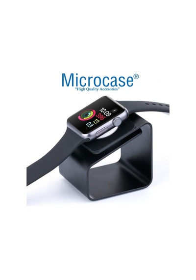 Apple Uyumlu iOS Watch Seri 6 44 Mm Için Alüminyum Şarj Standı - Siyah (473995957)