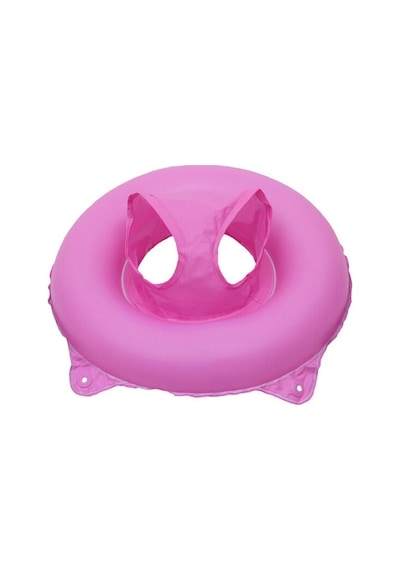 0-3 Yaş 50 Cm Pembe Oturaklı Bebek Şişme Deniz Simidi, Çocuk Deniz Can Simidi, Bebek Yüzme Koltuğu Pembe