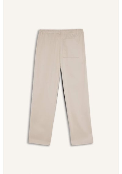 Defacto Beli Bağcıklı Wide Leg Pantolon F6131ax25aubg681 Bej